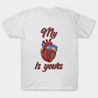 My Heart Is Your Surgeon Nurse Funny Valentine's Day Shirt T-Shirt